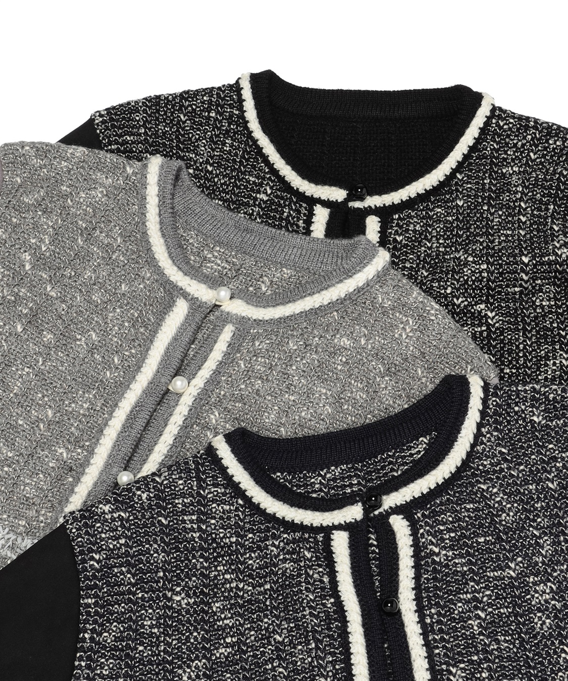 ATSURO TAYAMA ツィードカーディガン_sub_3