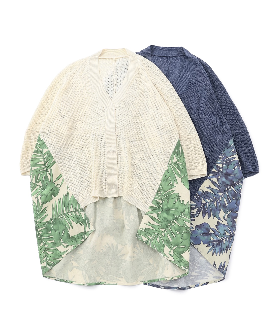 ATSURO TAYAMA レイヤード風異素材コンビカーディガン_sub_3