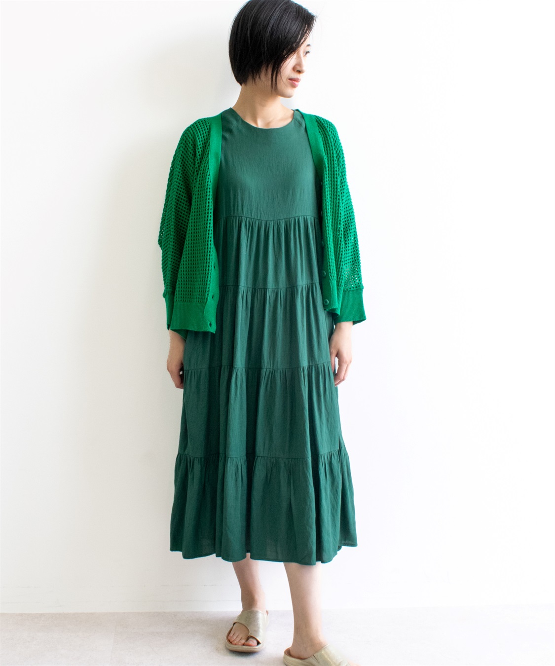 ATSURO TAYAMA メッシュカーディガン_sub_2