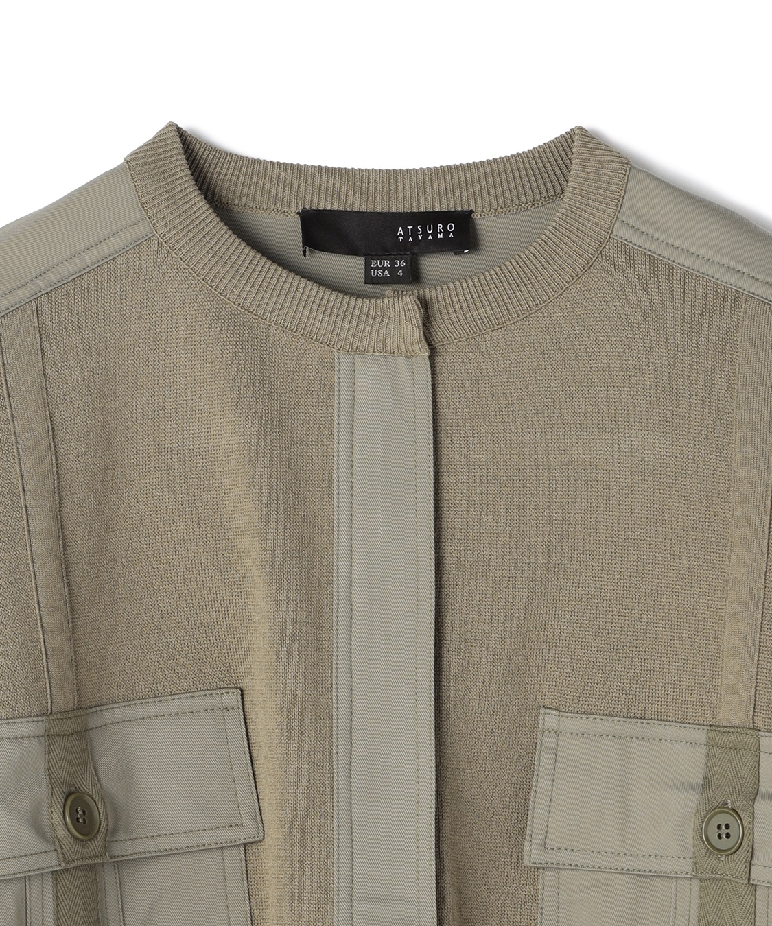 ATSURO TAYAMA ミラノリブドッキングカーディガン_sub_2