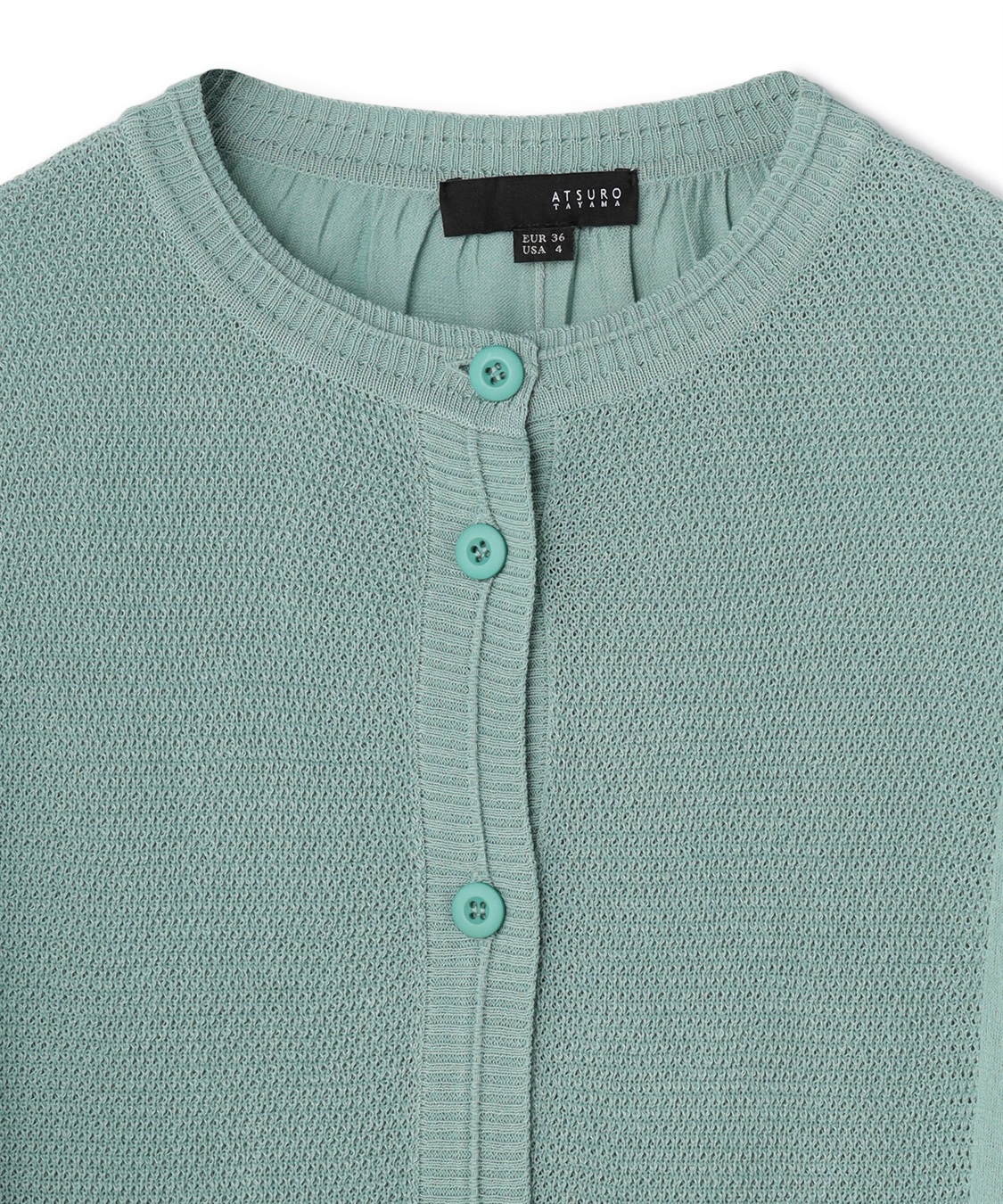 ATSURO TAYAMA シアーブラウス×ニット2点セット_sub_3