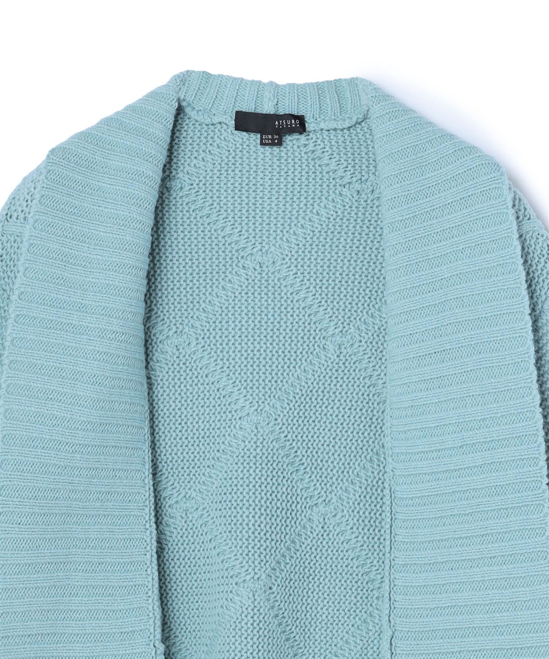 ATSURO TAYAMA ダイヤ柄カーディガン_sub_3