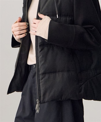 ATSURO TAYAMA 異素材フーデッドジップアップダウンジャケット_subthumb_11