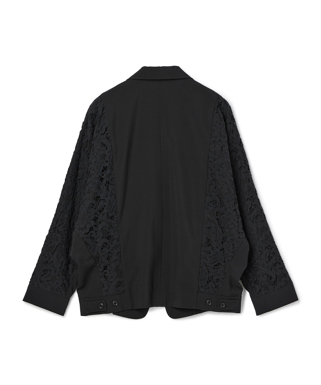 ATSURO TAYAMA レース切り替えテーラードジャケット_sub_1