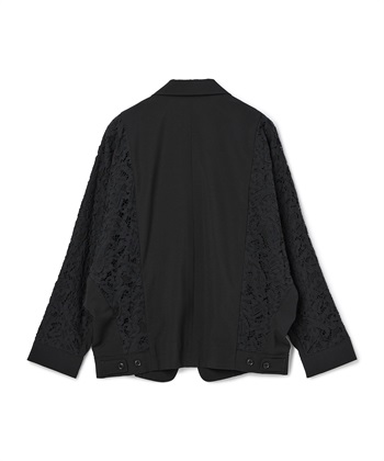 ATSURO TAYAMA レース切り替えテーラードジャケット_subthumb_1