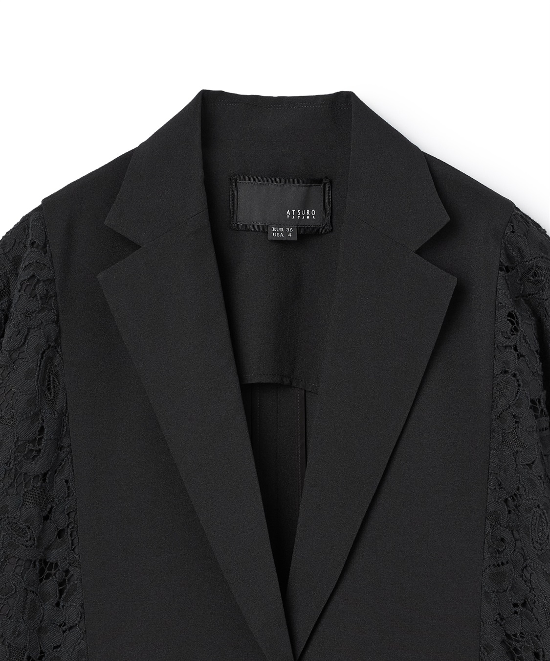 ATSURO TAYAMA レース切り替えテーラードジャケット_sub_2