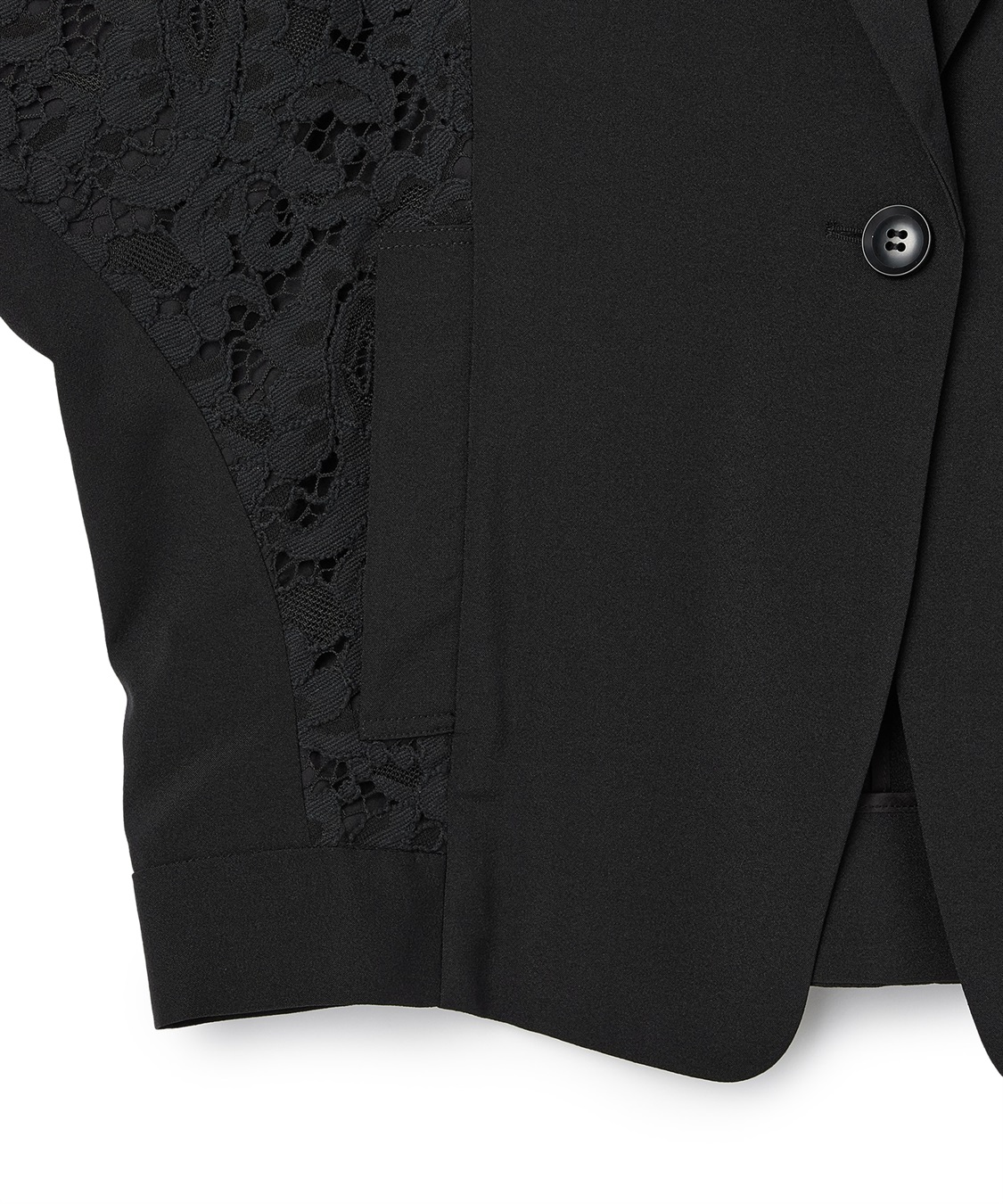 ATSURO TAYAMA レース切り替えテーラードジャケット_sub_4