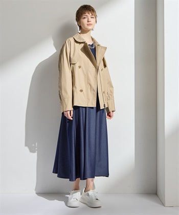 ATSURO TAYAMA 花柄レースショートトレンチジャケット_subthumb_7