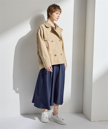 ATSURO TAYAMA 花柄レースショートトレンチジャケット_subthumb_11