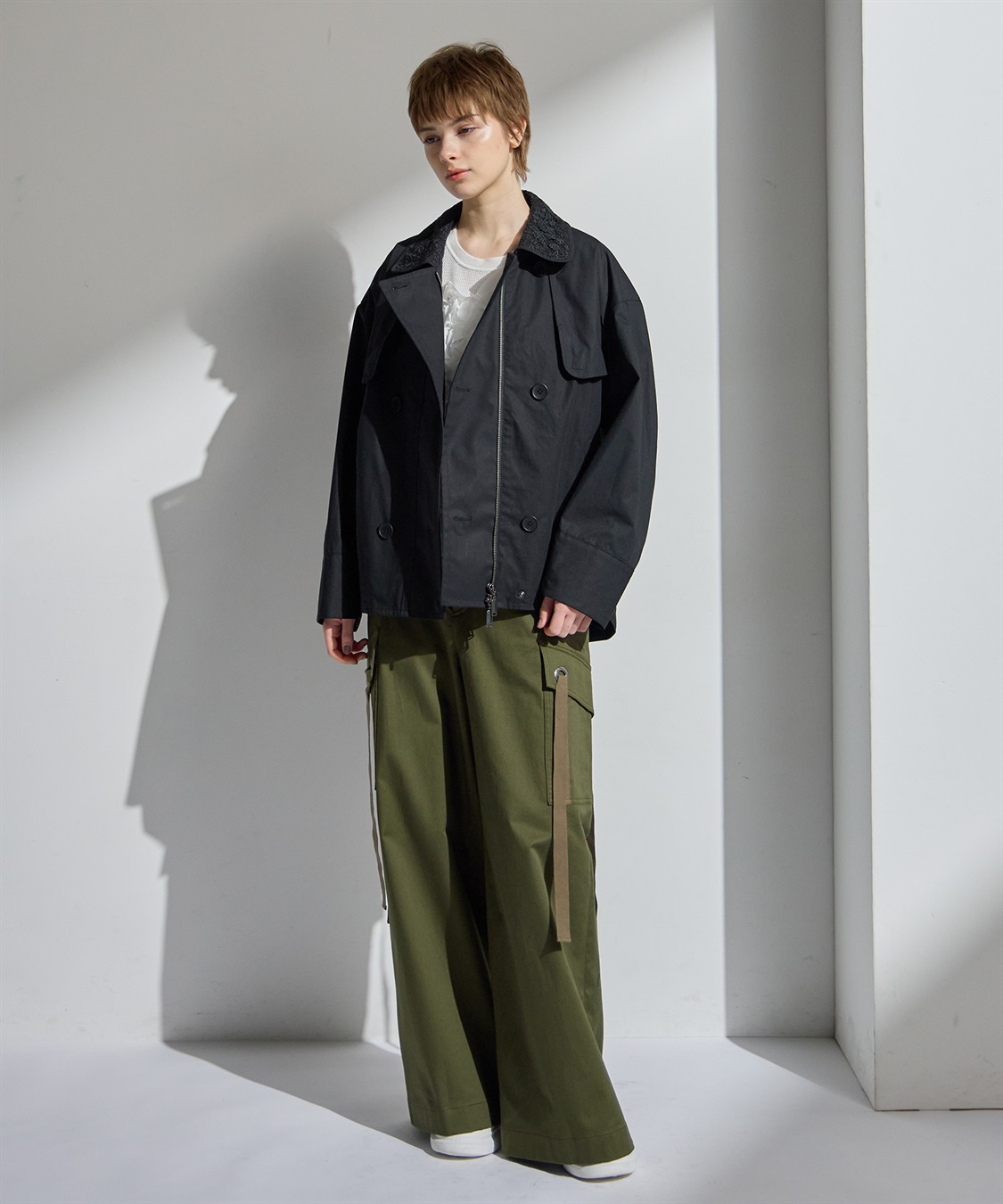 ATSURO TAYAMA 花柄レースショートトレンチジャケット_sub_17