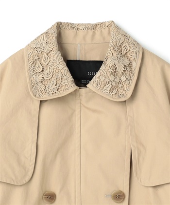 ATSURO TAYAMA 花柄レースショートトレンチジャケット_subthumb_21