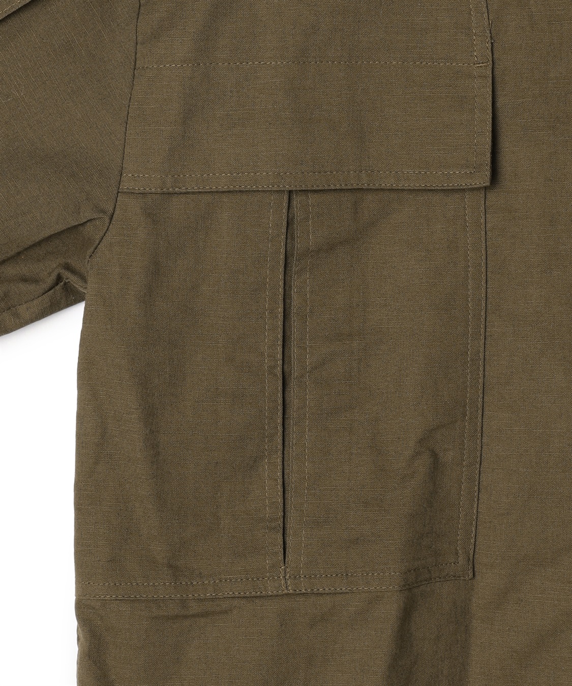 ATSURO TAYAMA 【ART OF GARDEN】コットン×リネンキャンバスノーカラーブルゾン_sub_4