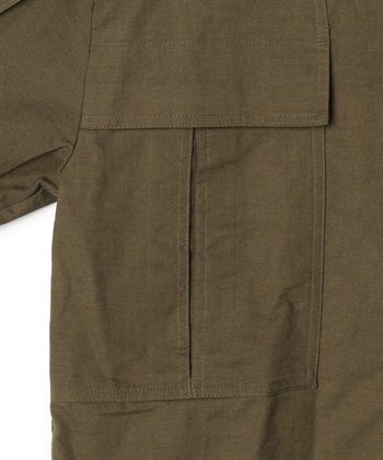 ATSURO TAYAMA 【ART OF GARDEN】コットン×リネンキャンバスノーカラーブルゾン_subthumb_4