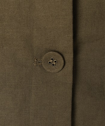 ATSURO TAYAMA 【ART OF GARDEN】コットン×リネンキャンバスノーカラーブルゾン_subthumb_7