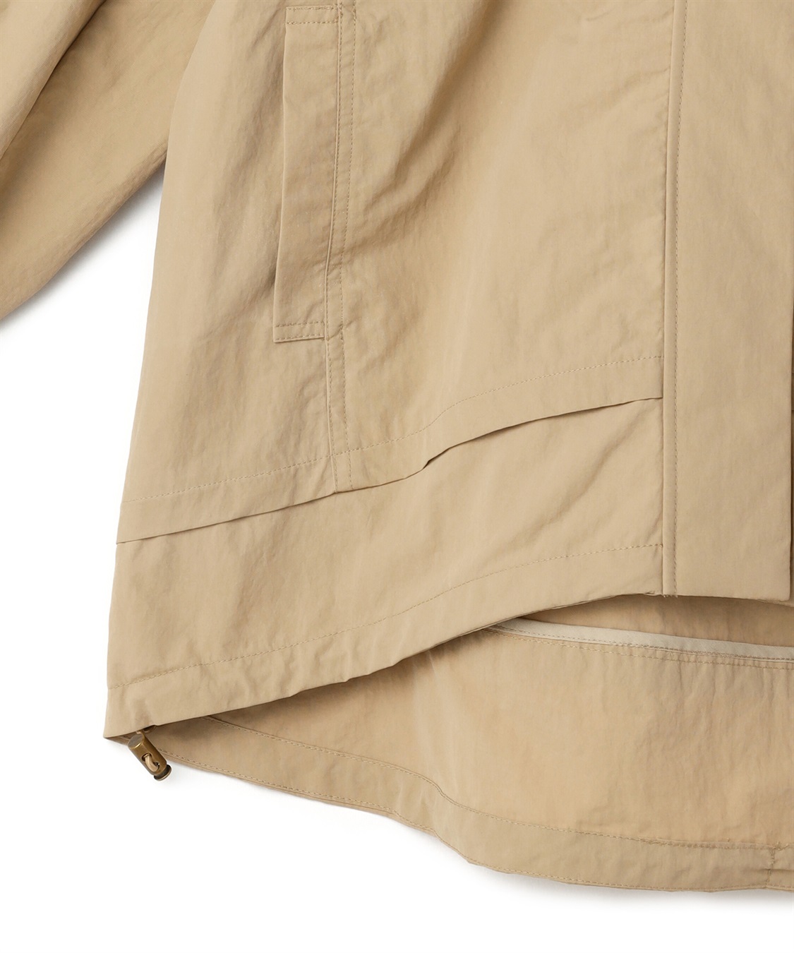 たぬ様ベージュ シップス SHIPS 【SHIPS別注】TAION:〈手洗い可能〉ネック ボア ダウン