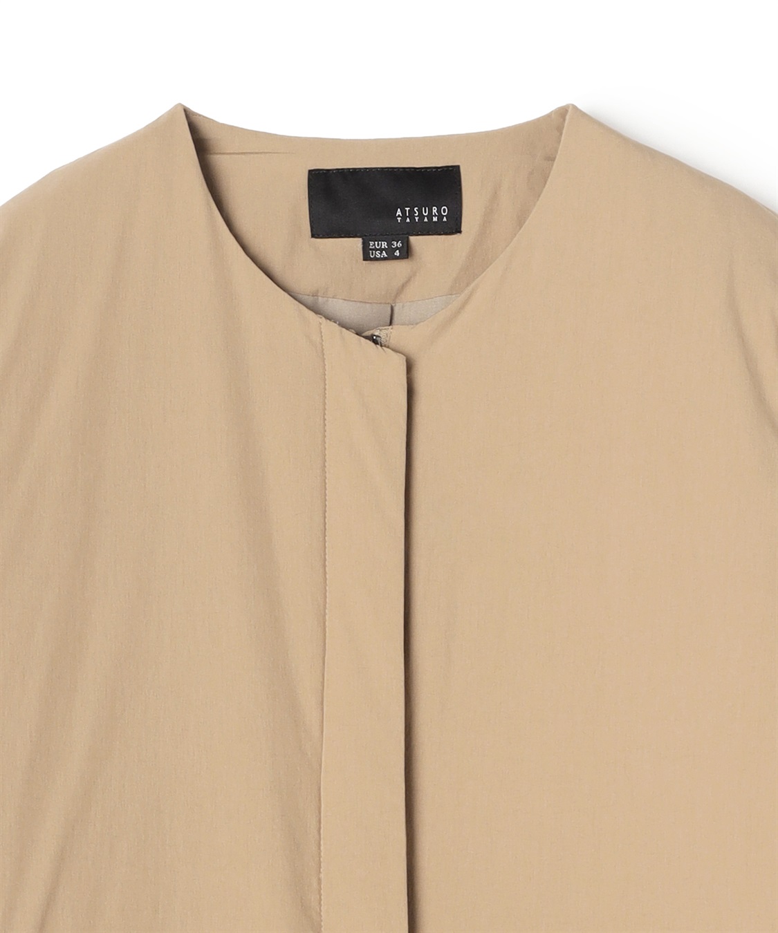 ATSURO TAYAMA ノーカラーダウンコート_sub_2