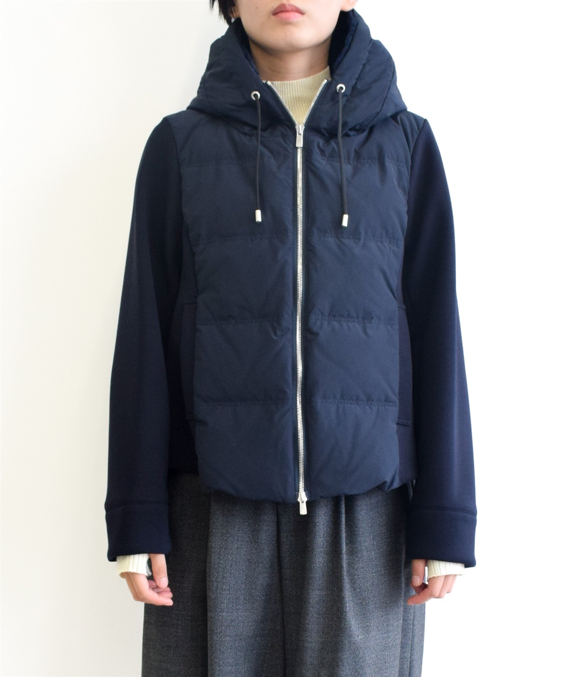 ATSURO TAYAMA アツロウタヤマ　フード付ジャンバー フード付きタフタダウンアウター ATSURO TAYAMA｜クロスプラス公式通販