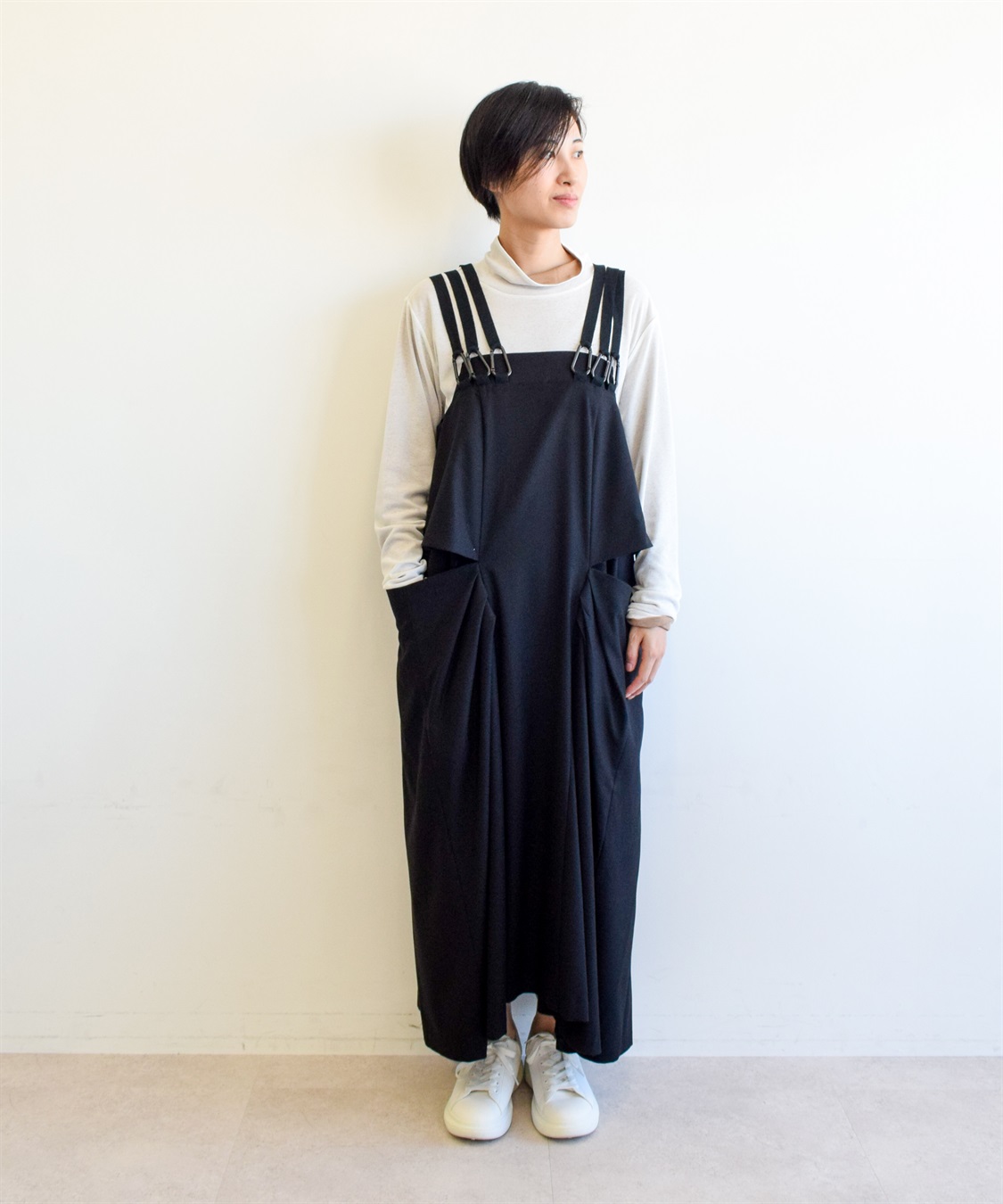 ATSURO TAYAMA カラビナストラップジャンパースカート_sub_1
