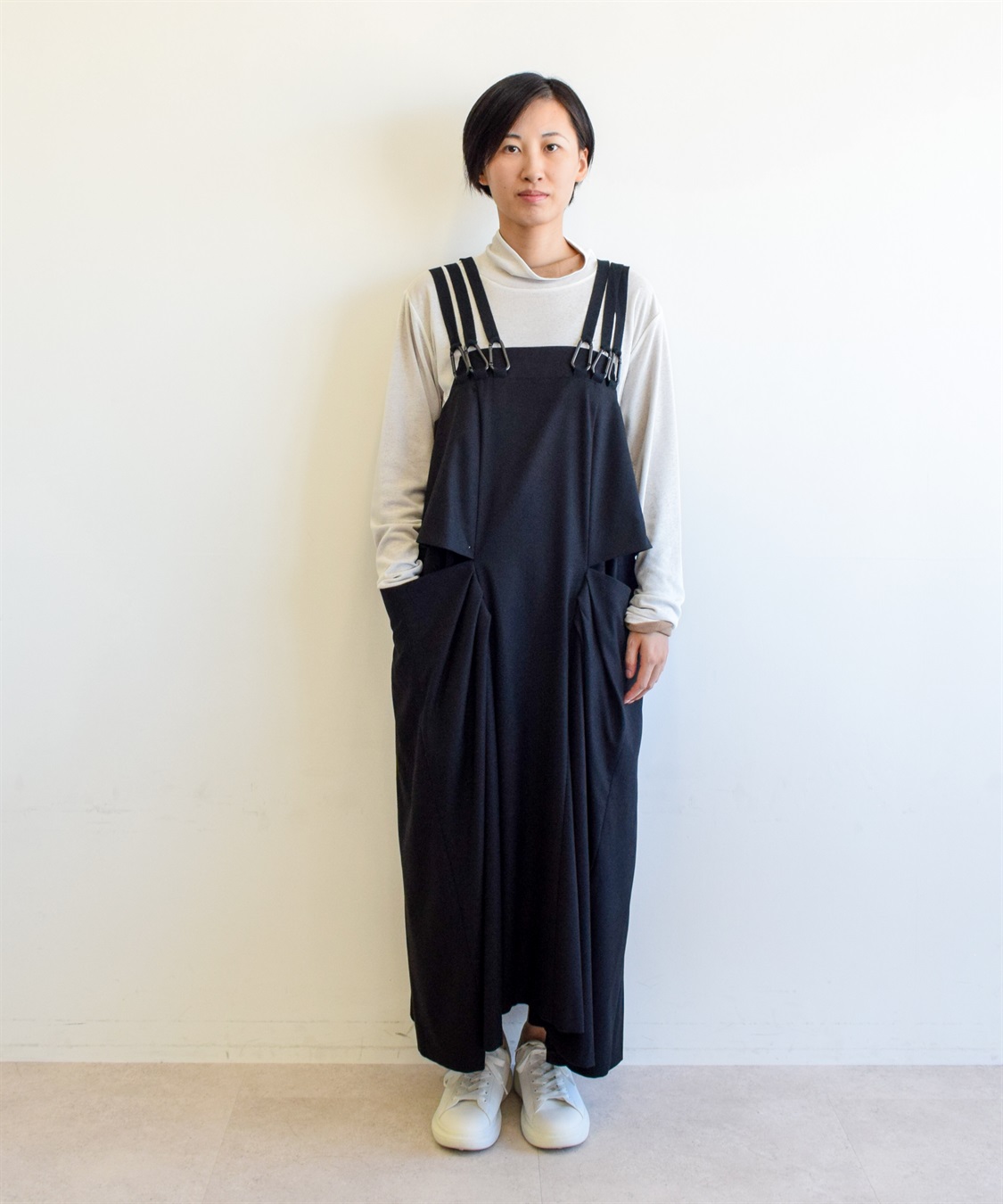 ATSURO TAYAMA カラビナストラップジャンパースカート_sub_2