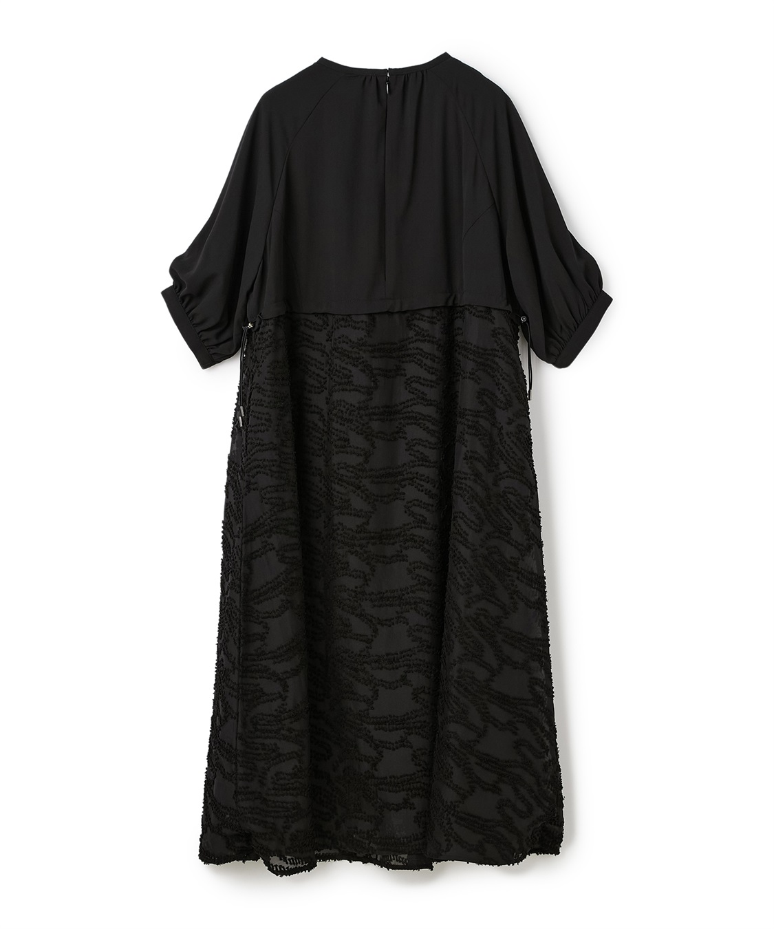 ATSURO TAYAMA ポリエステルヘリンボーンワンピース_sub_1