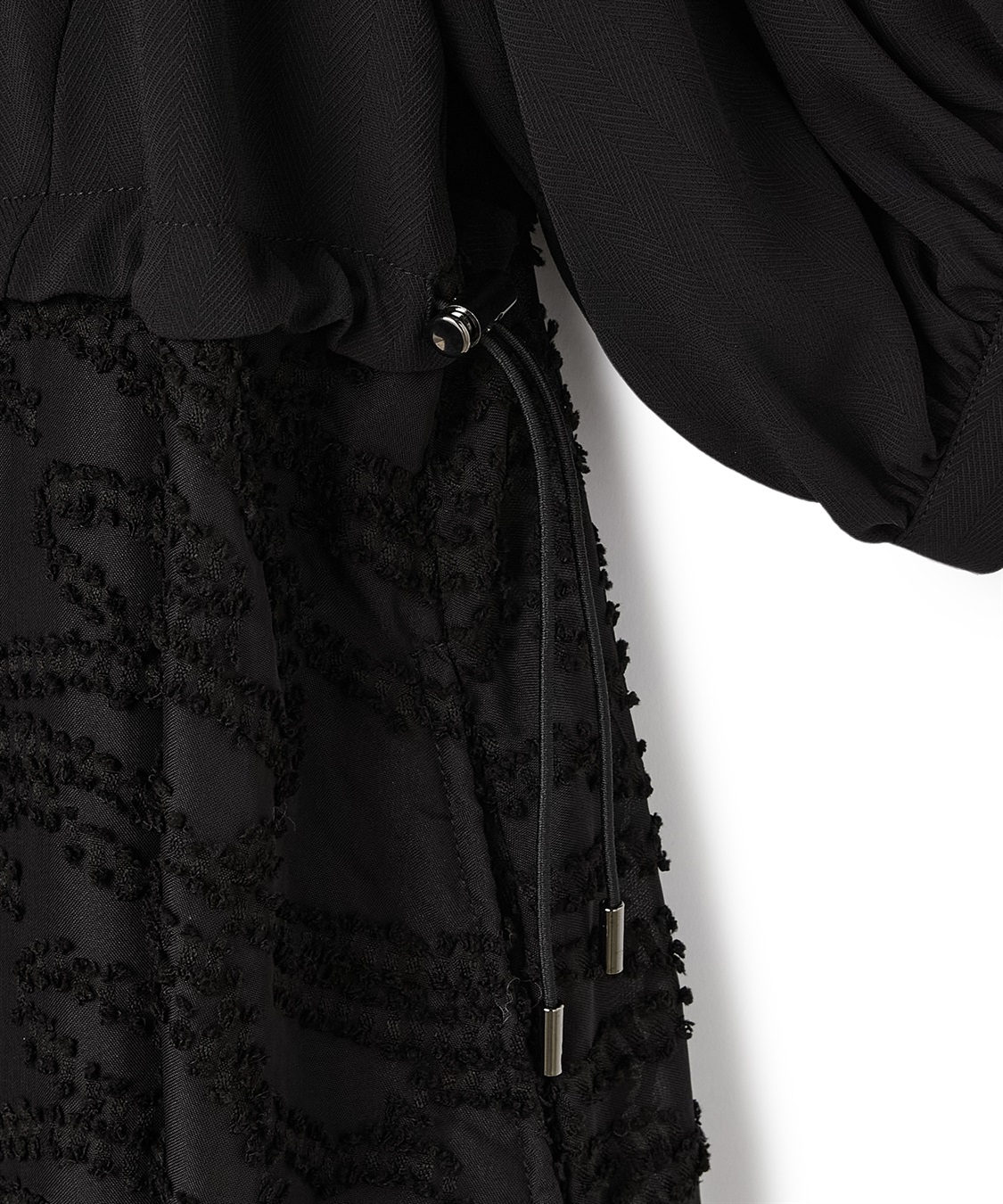 ATSURO TAYAMA ポリエステルヘリンボーンワンピース_sub_6