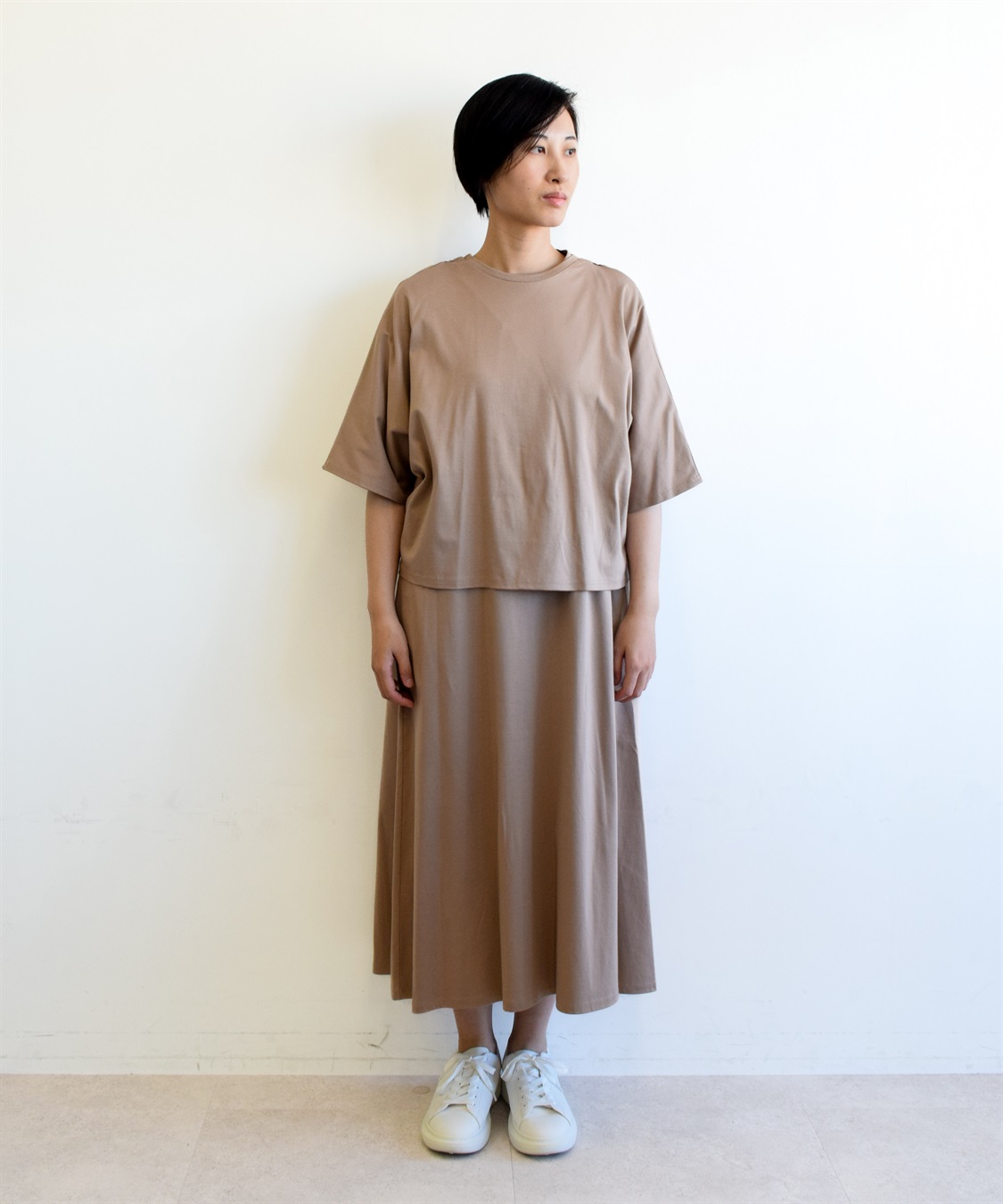 ATSURO TAYAMA シャーリングトップス×Tワンピース_sub_1