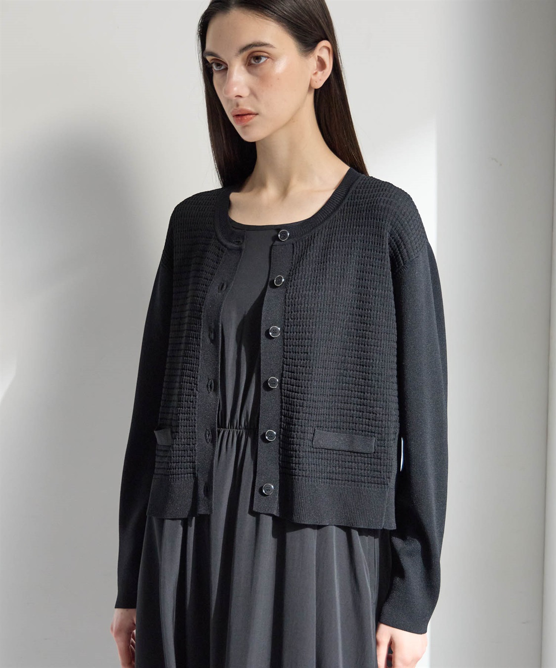 ATSURO TAYAMA カーディガンドッキングワンピース_sub_6