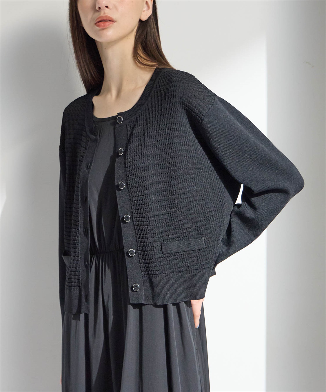 ATSURO TAYAMA カーディガンドッキングワンピース_sub_9