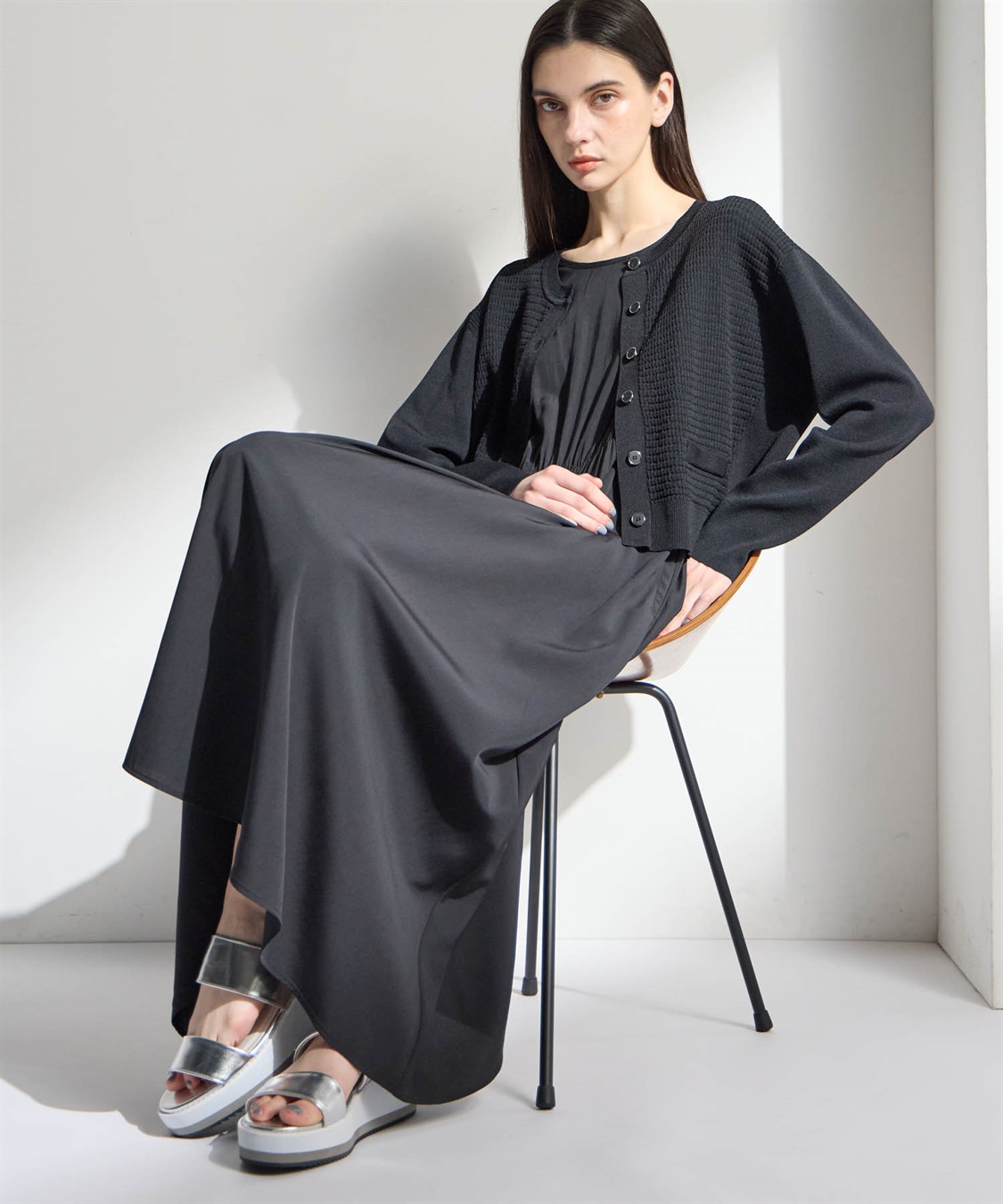 ATSURO TAYAMA カーディガンドッキングワンピース_sub_11