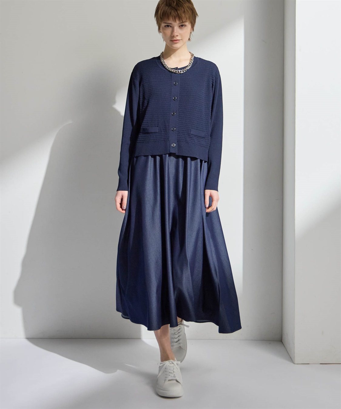ATSURO TAYAMA カーディガンドッキングワンピース_sub_13