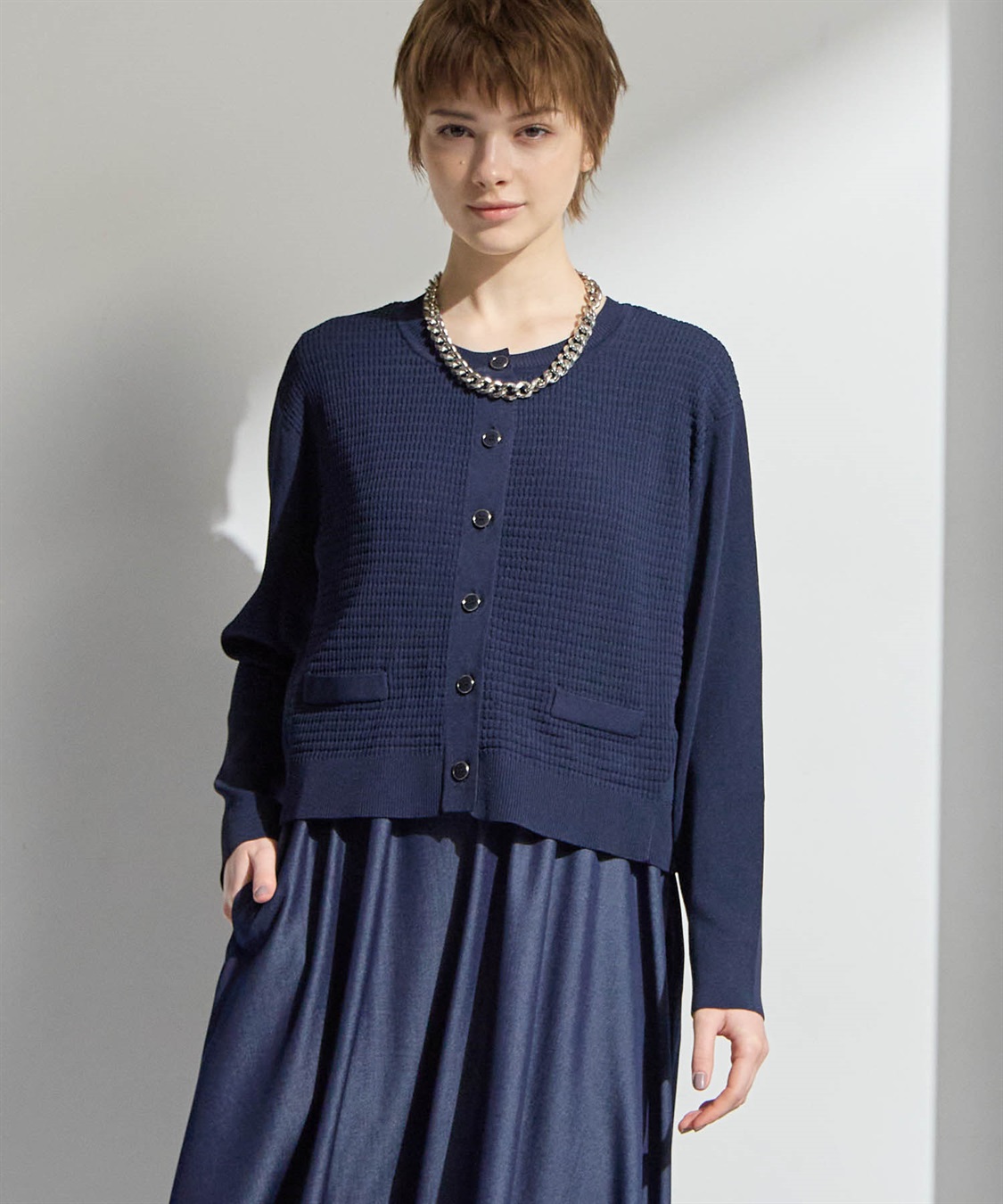 ATSURO TAYAMA カーディガンドッキングワンピース_sub_15