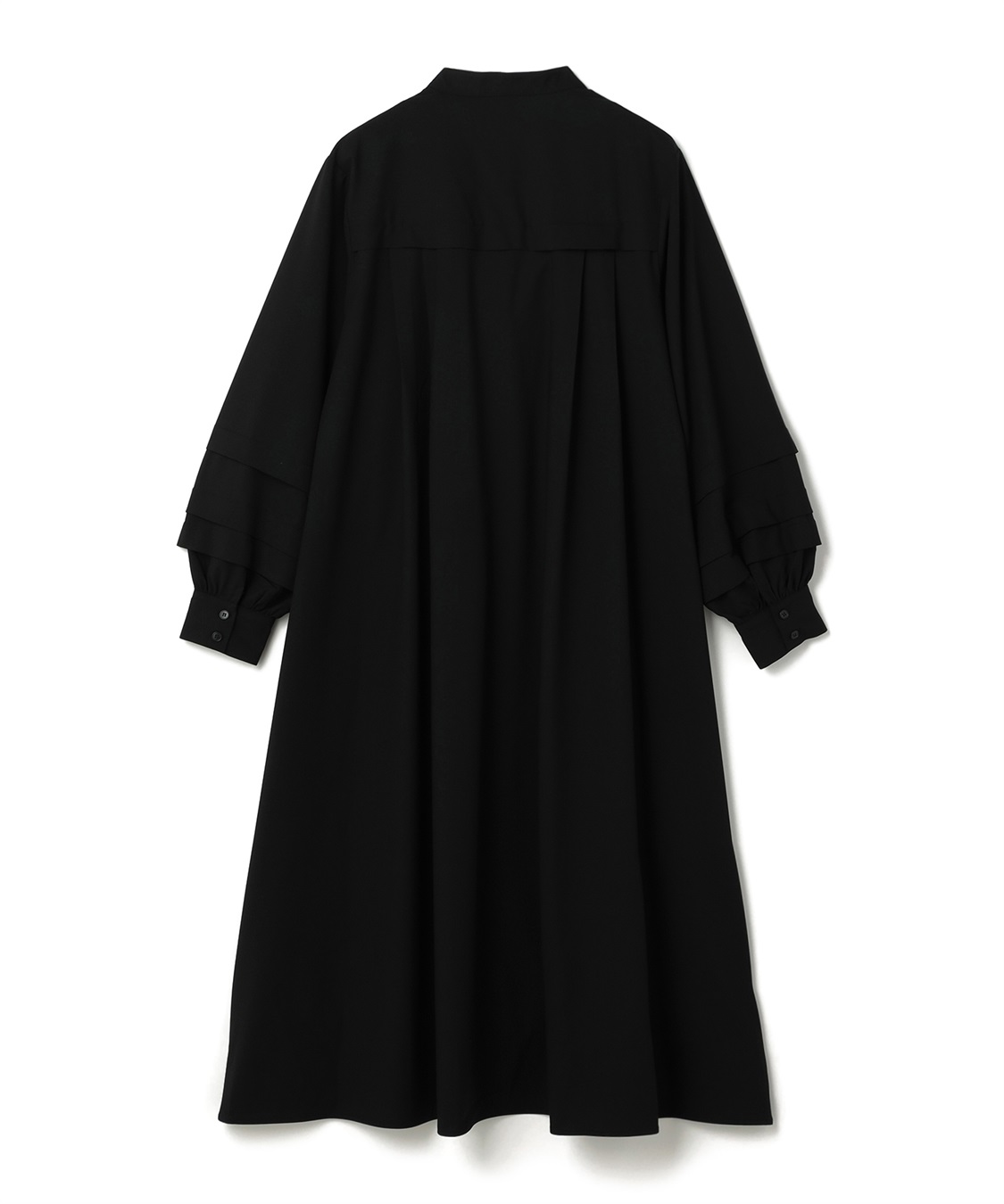 ATSURO TAYAMA 袖プリーツスタンドカラーワンピース_sub_1