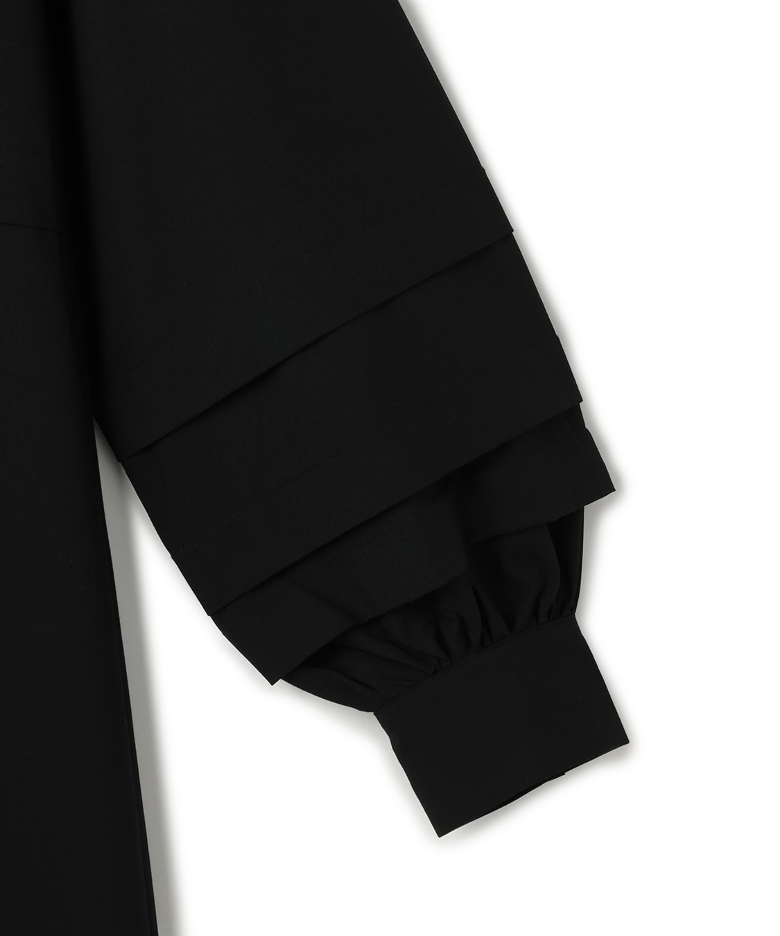 ATSURO TAYAMA 袖プリーツスタンドカラーワンピース_sub_3