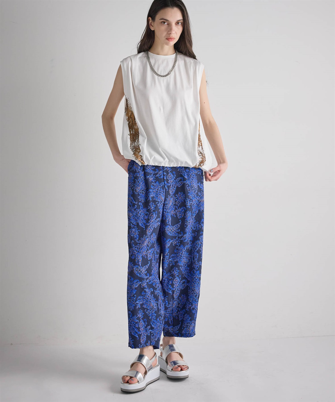 ATSURO TAYAMA ペイズリープリントパンツ_sub_6