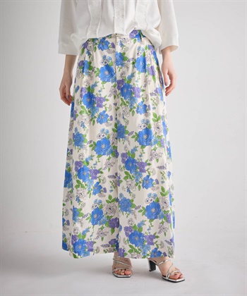 ATSURO TAYAMA フラワープリント柄ガウチョパンツ_subthumb_9