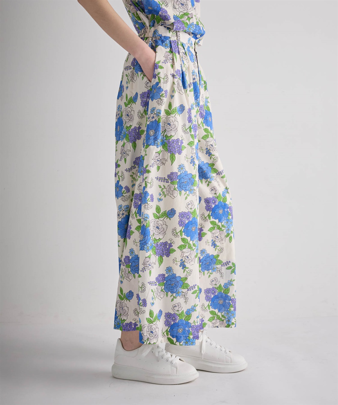 ATSURO TAYAMA フラワープリント柄ガウチョパンツ_sub_18