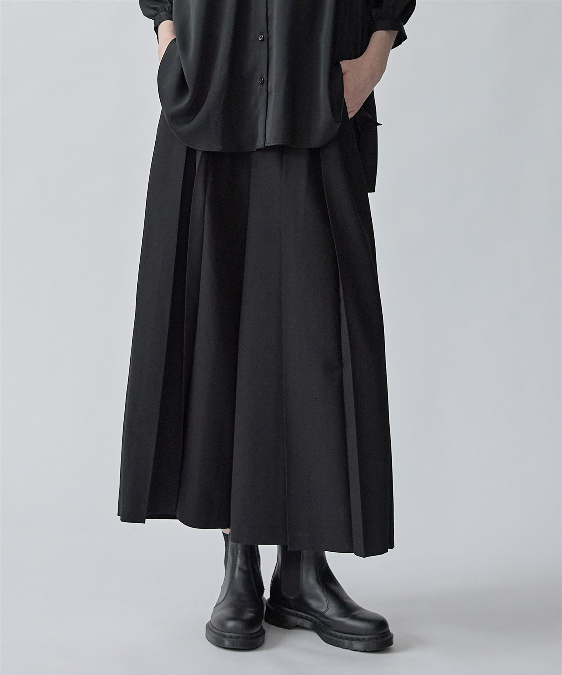 ATSURO TAYAMA タックフレアパンツ_sub_1