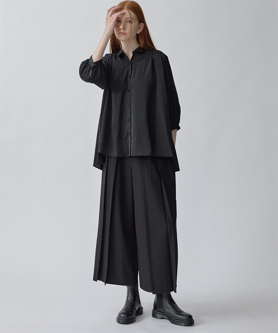 ATSURO TAYAMA タックフレアパンツ_sub_16