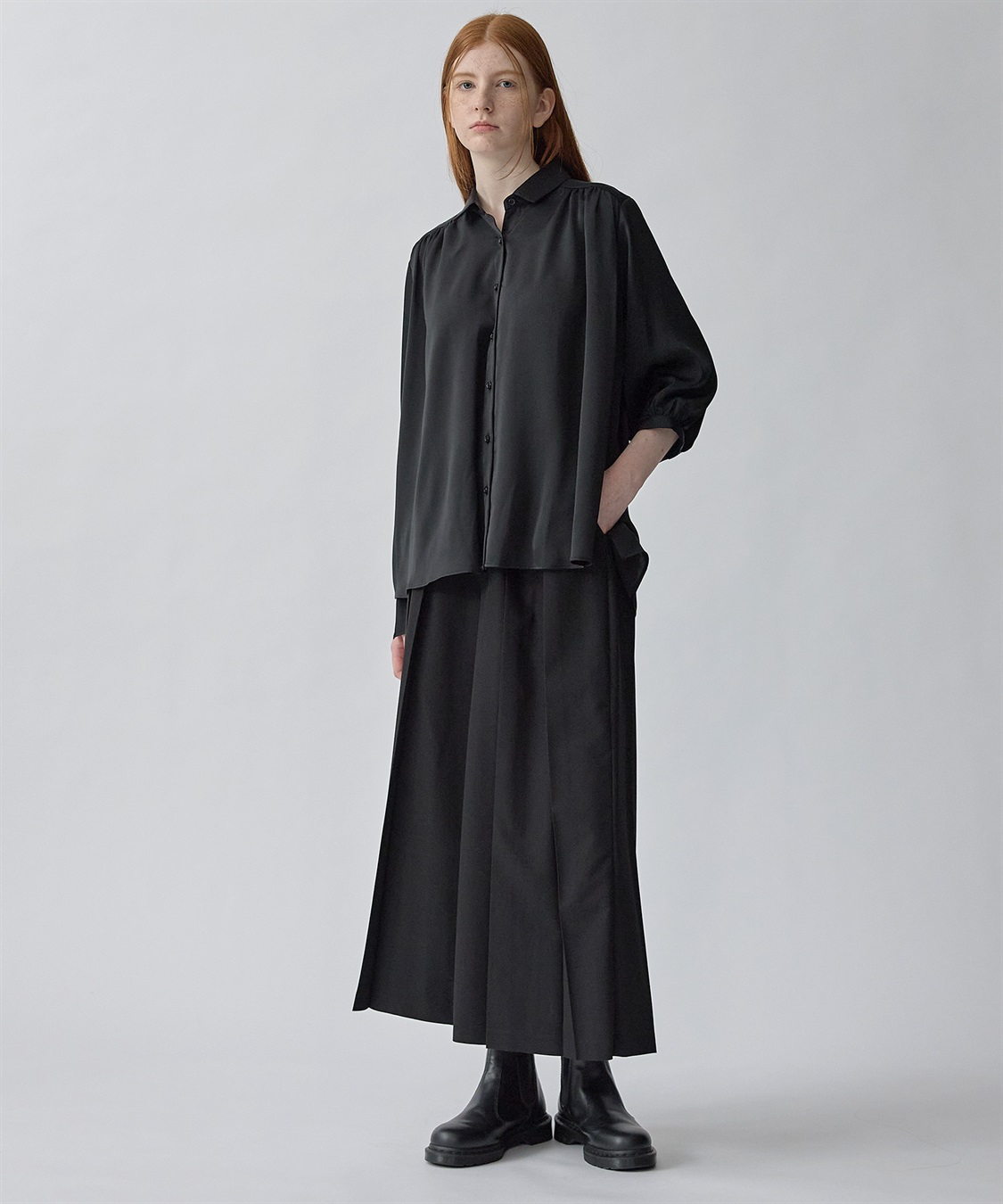 ATSURO TAYAMA タックフレアパンツ_sub_18