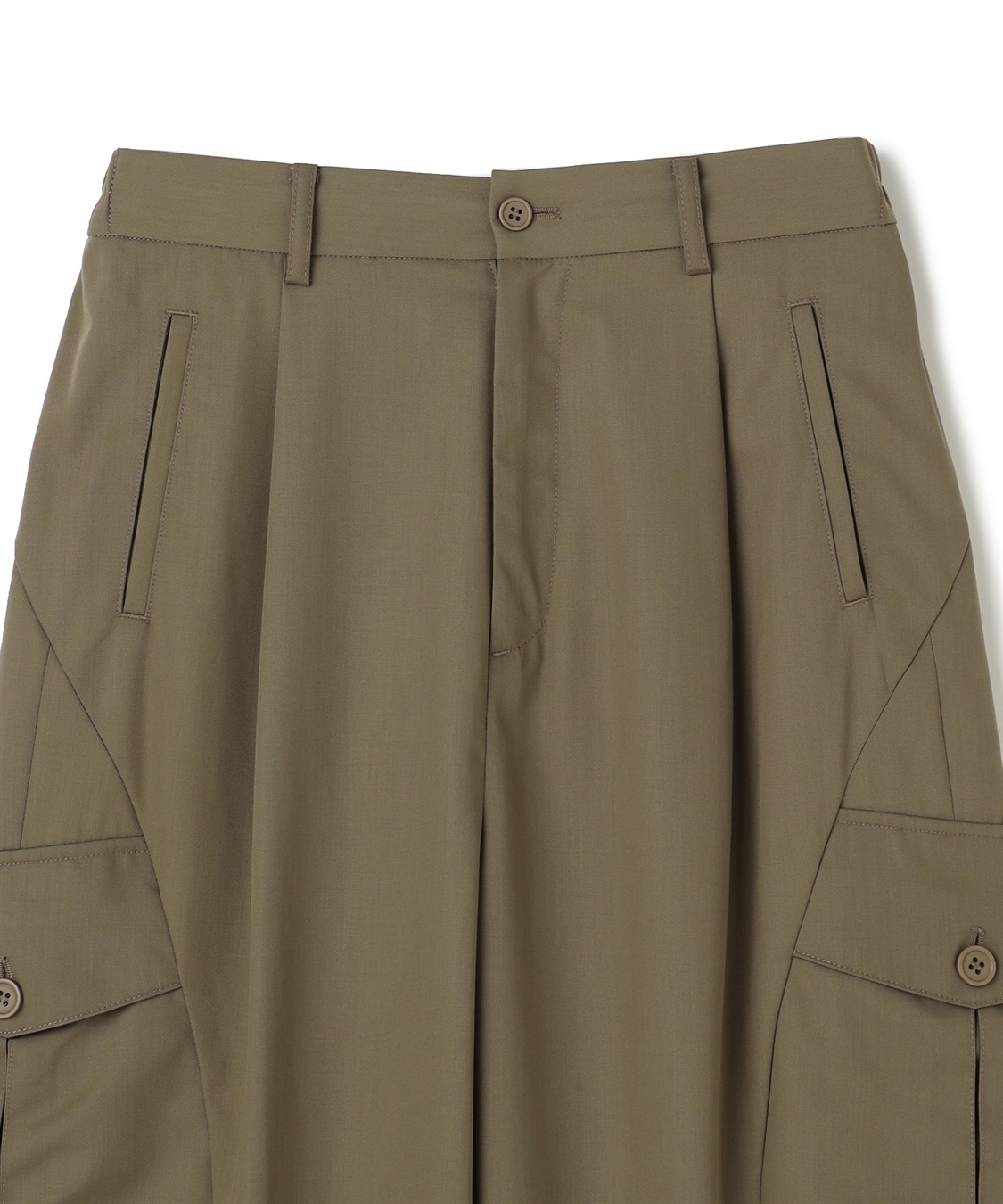 ATSURO TAYAMA ギャバジン生地パンツ_sub_4