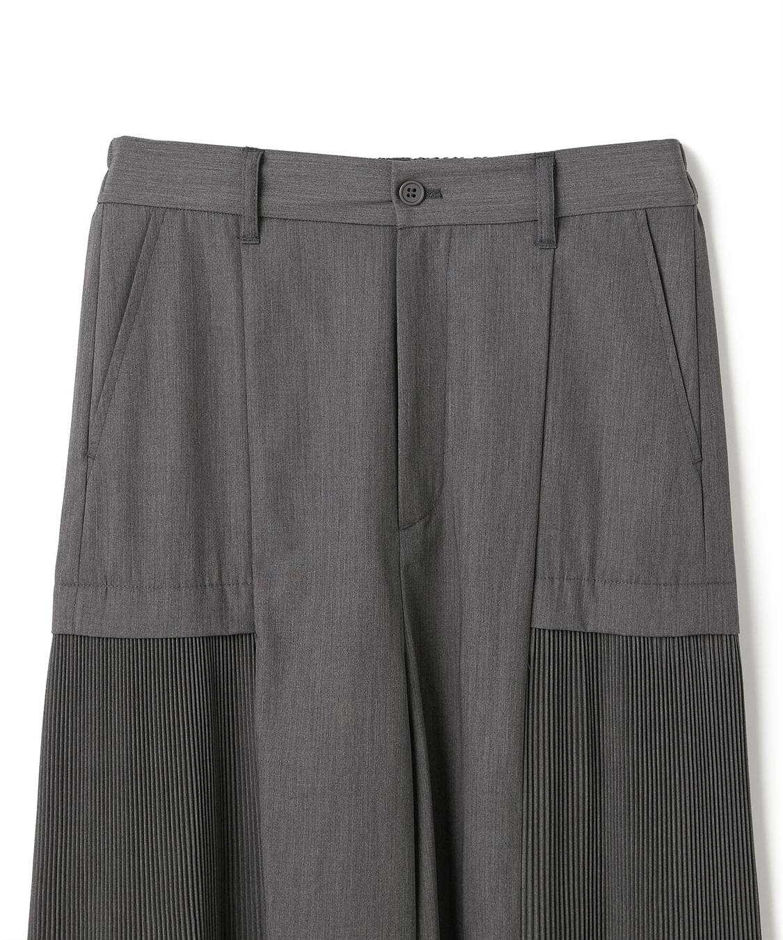 ATSURO TAYAMA サイドプリーツワイドパンツ_sub_3