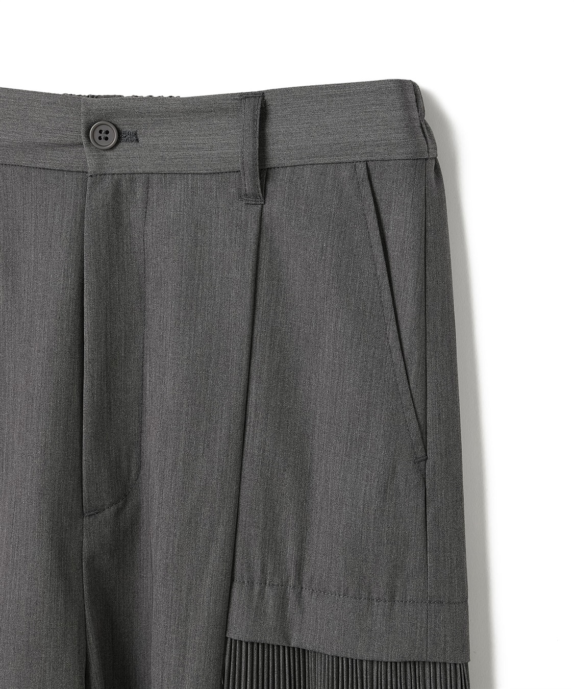 ATSURO TAYAMA サイドプリーツワイドパンツ_sub_4