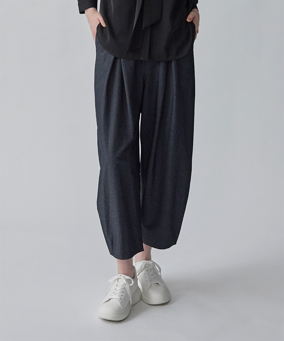 ATSURO TAYAMA デニムギャバジンカーブパンツ_sub_1