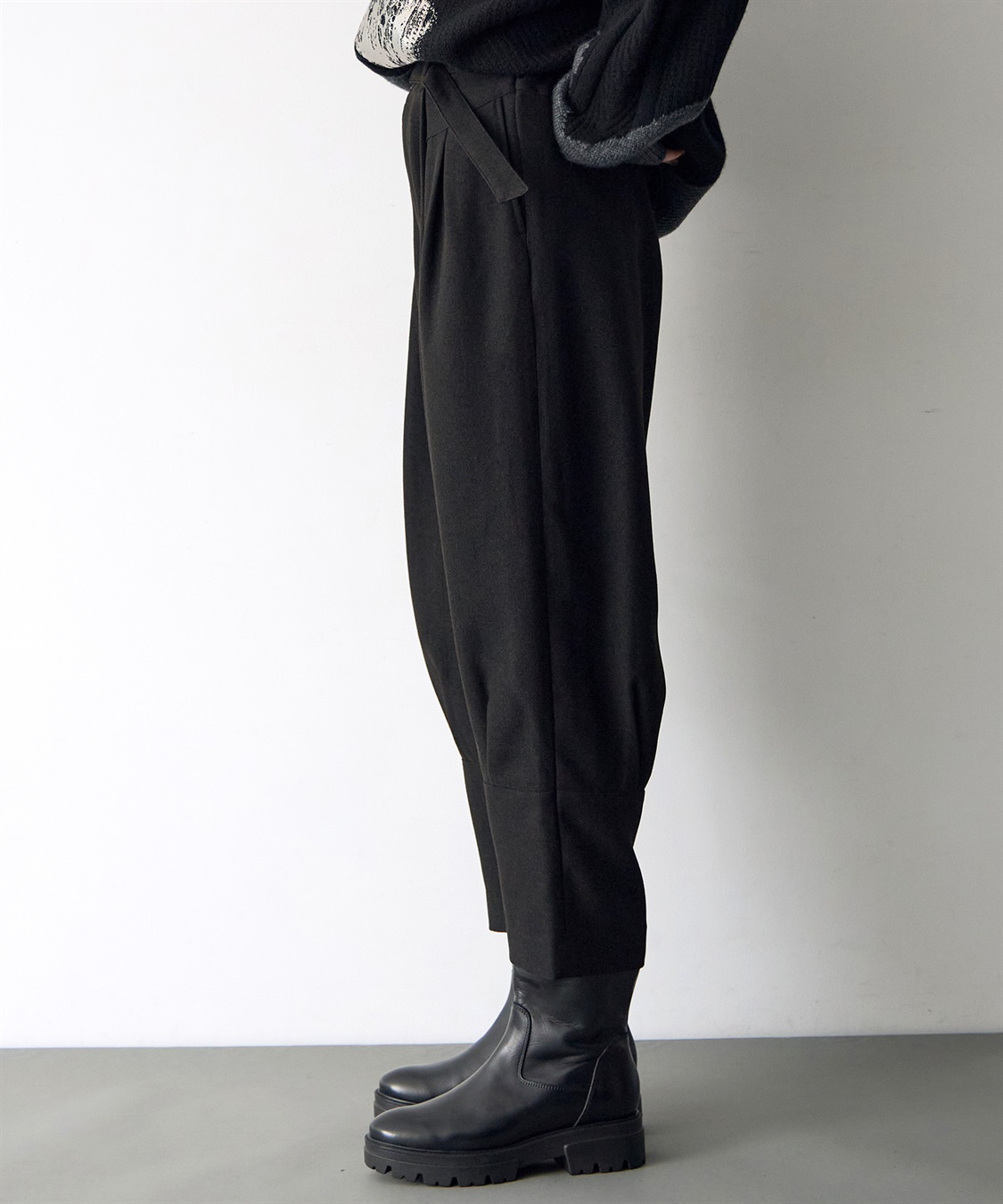 ATSURO TAYAMA フロントタックパンツ_sub_4