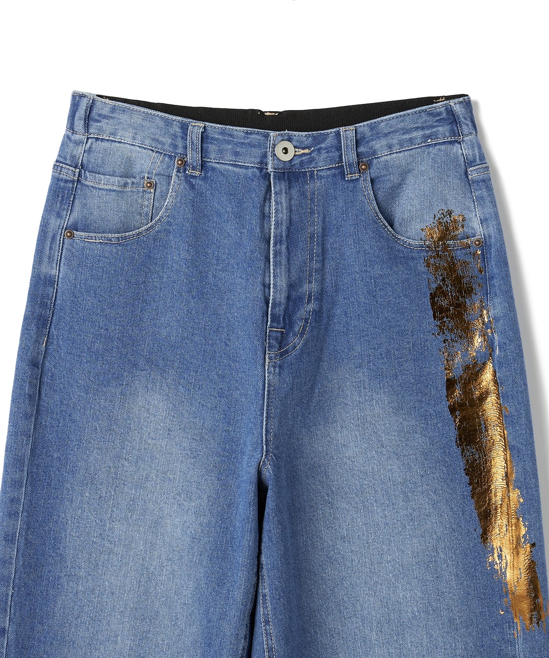 ATSURO TAYAMA ペイント柄デニムワイドパンツ_sub_2