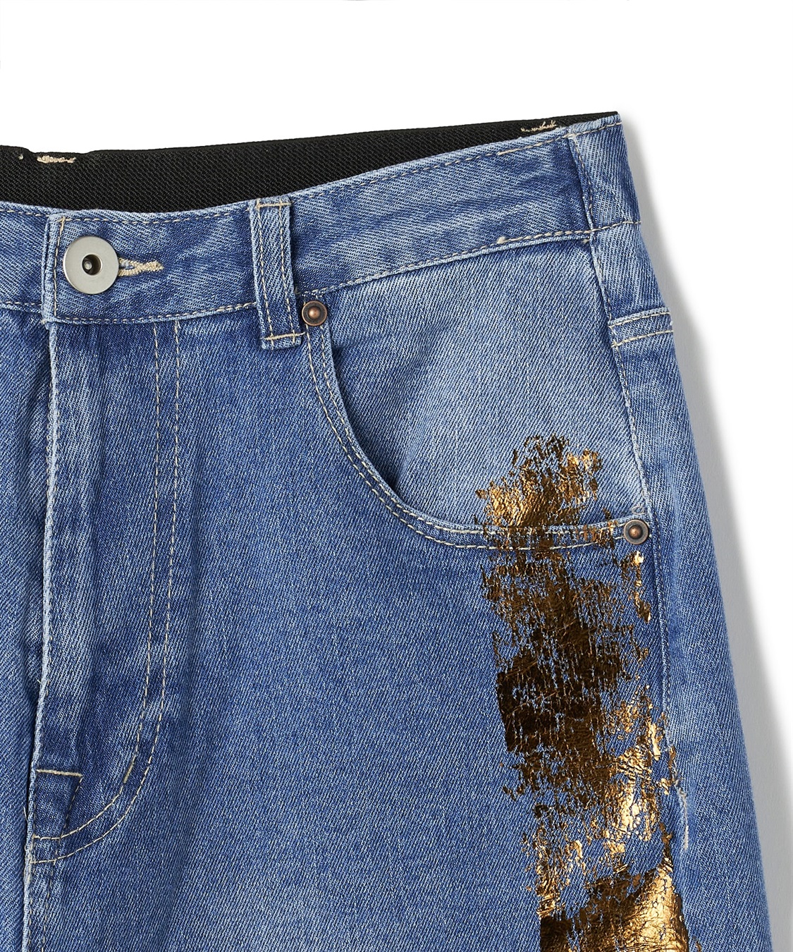 ATSURO TAYAMA ペイント柄デニムワイドパンツ_sub_3