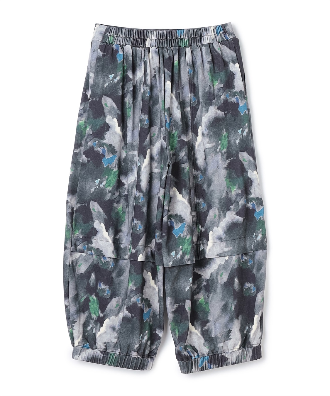 ATSURO TAYAMA プリントコットンニットカーブパンツ_sub_2