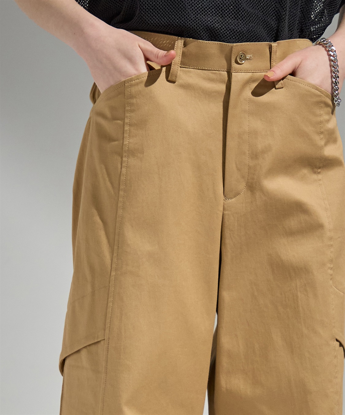 ATSURO TAYAMA 裾ボタンワイドパンツ_sub_10