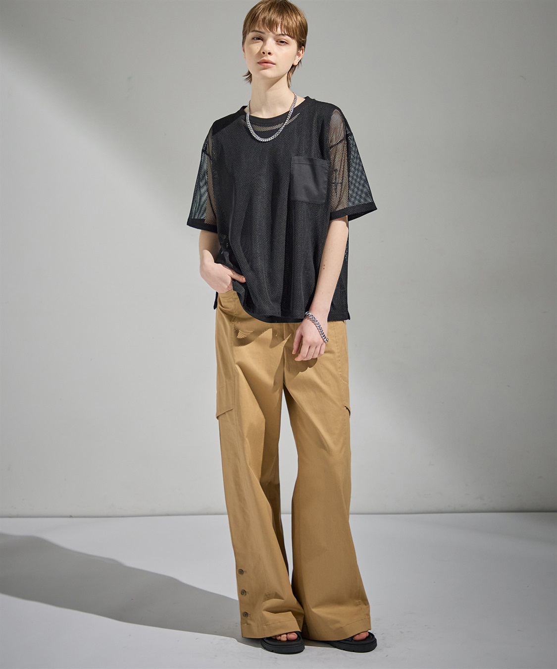 ATSURO TAYAMA 裾ボタンワイドパンツ_sub_15