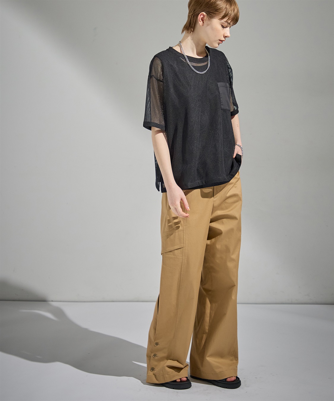 ATSURO TAYAMA 裾ボタンワイドパンツ_sub_16